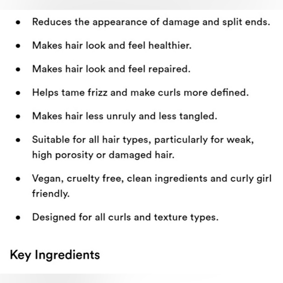 CURLSMITH STRENGTH RECIPE BOND CURL REHAB SALVE. - Picture 9 of 10